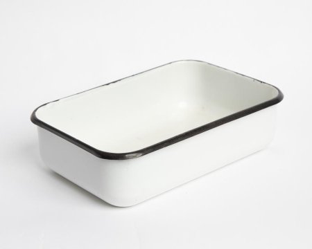 Rectangular Deep Dish in Enamel Small 